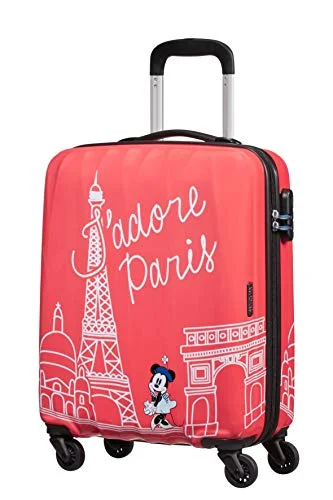 American Tourister Disney Legends - Spinner Small Alfatwist Hand Luggage, 55 cm, 36 liters, Pink (Minnie Paris) American Tourister Disney Legends - Spinner Small Alfatwist Hand Luggage, 55 cm, 36 liters, Pink (Minnie Paris)