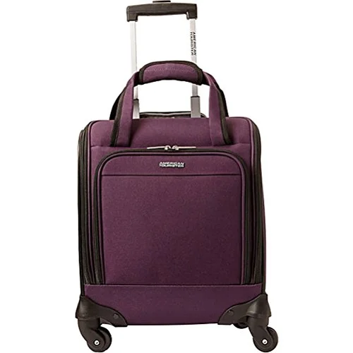 American Tourister Lynnwood 16 Inch Underseat Spinner Carry-On Luggage With Wheels - (Eggplant) American Tourister Lynnwood 16 Inch Underseat Spinner Carry-On Luggage With Wheels - (Eggplant)
