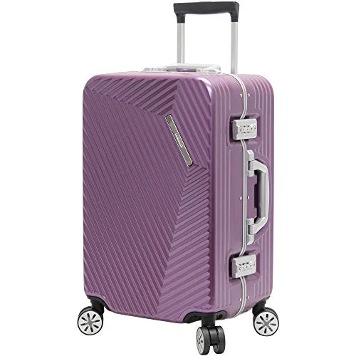 Andiamo Elegante Aluminum Frame 20" Carry On Zipperless Luggage With Spinner Wheels (20in, Quartz) Andiamo Elegante Aluminum Frame 20" Carry On Zipperless Luggage With Spinner Wheels (20in, Quartz)
