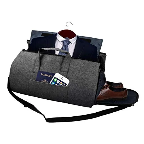 BUG Garment Bags, Convertible Garment Bag with Shoulder Strap, Shoes Compartment, Carry on Travel Suit Bags, 2 in 1 Garment Duffle Bag for Men Women Weekender Bag BUG Garment Bags, Convertible Garment Bag with Shoulder Strap, Shoes Compartment, Carry on Travel Suit Bags, 2 in 1 Garment Duffle Bag for Men Women Weekender Bag