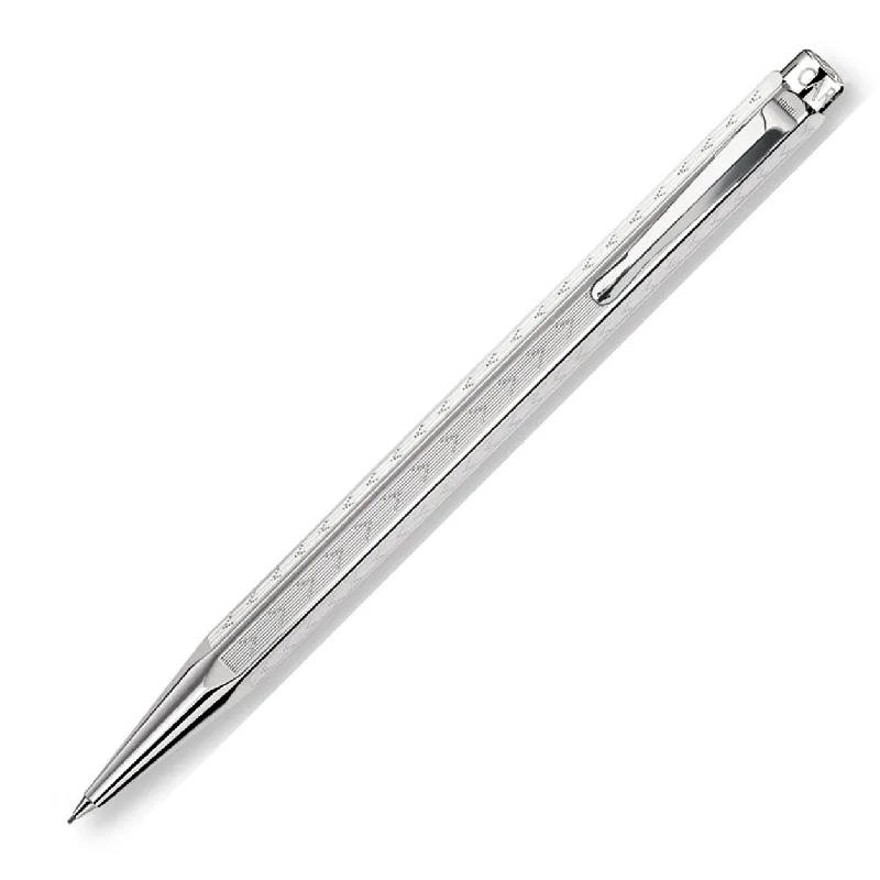 Caran D' Ache Ecridor Chevron Palladium Coated Mechanical Pencil
