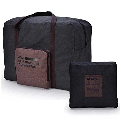 CAREMORE Unisex's Lightweight Foldable Waterproof Duffel Travel Bag Luggage Bag Large Capacity Brown CAREMORE Unisex's Lightweight Foldable Waterproof Duffel Travel Bag Luggage Bag Large Capacity Brown