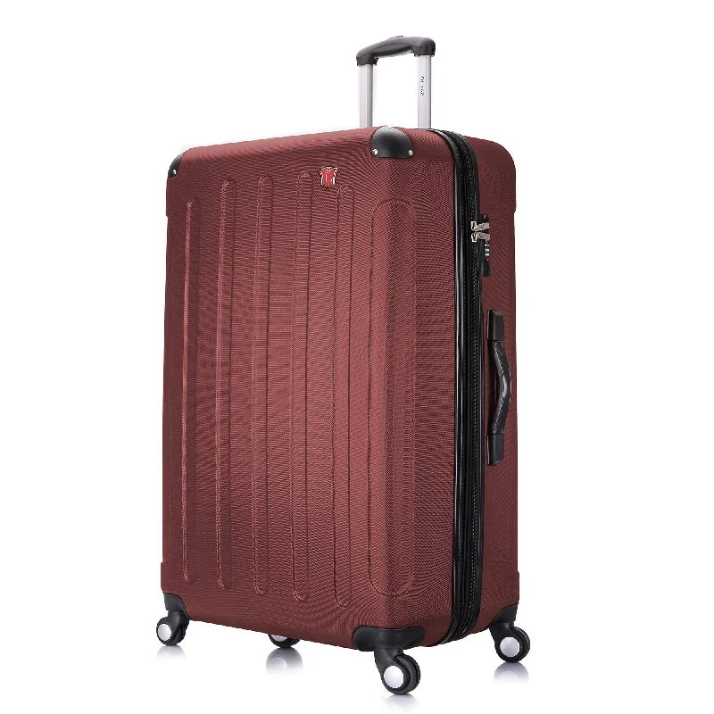 DUKAP Luggage - Intely Collection - Hardside Spinner 28'' inches with Integrated Weight Scale (Wine) - Suitcases with Wheels DUKAP Luggage - Intely Collection - Hardside Spinner 28'' inches with Integrated Weight Scale (Wine) - Suitcases with Wheels