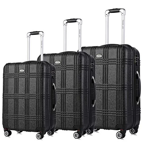 Luggage straps with buckle closures to secure overstuffed bagsExpandable Spinner Luggage Set,Tsa Lightweight Hardside Luggage Sets, 20" 24"28 Inches Luggage