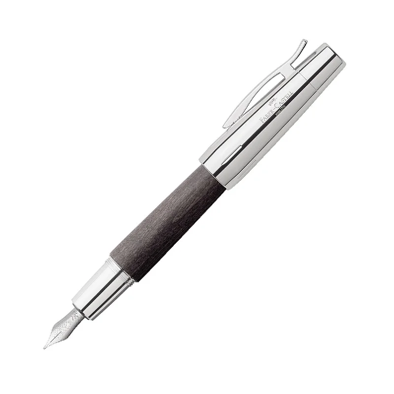 Faber-Castell e-motion Fountain Pen Pearwood Black