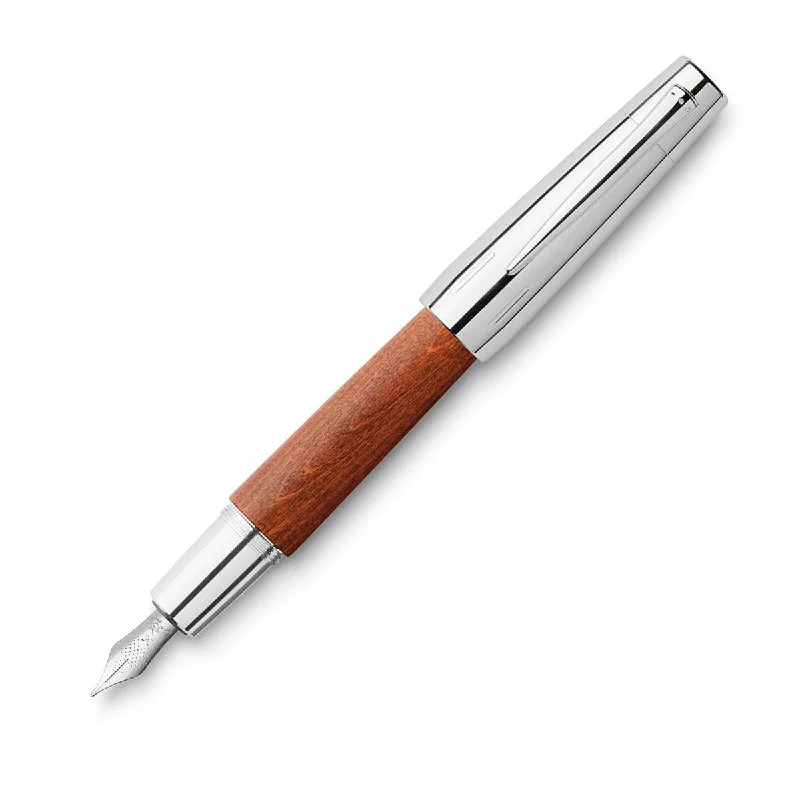 Faber-Castell e-motion Fountain Pen Pearwood Brown