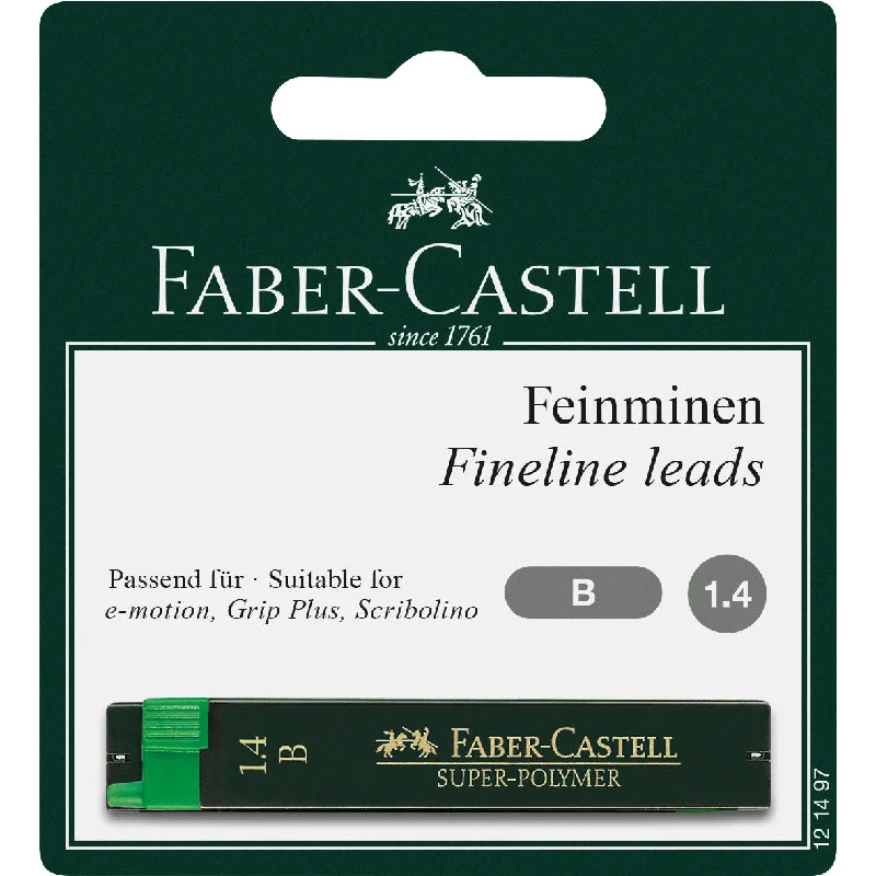 Faber-Castell Refills Leads SUPER-POLYMER 1.4mm B 1x12