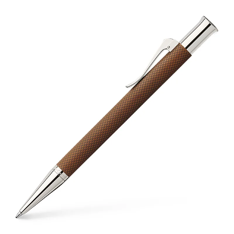 Graf Von Faber-Castell Guilloche Ballpoint Pen Cognac