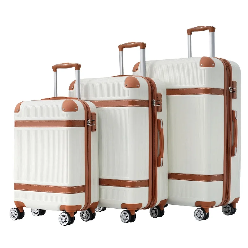 Hardside Expandable Double Spinner Wheel Luggage, 3-Piece Set (20/24/28)