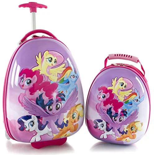 Heys America My Little Pony Kids 2 Pc Luggage Set -18" Carry On Luggage & 12" Backpack Heys America My Little Pony Kids 2 Pc Luggage Set -18" Carry On Luggage & 12" Backpack