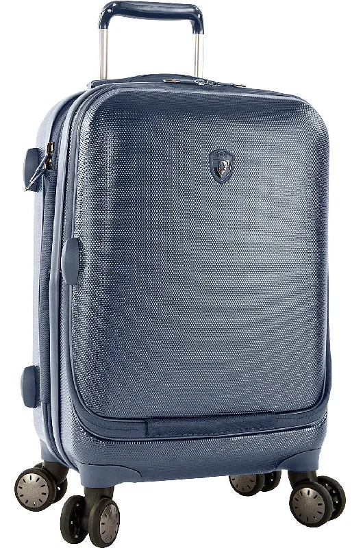 Heys America Portal SmartLuggage 21" Carry-On Spinner Luggage (One Size, Slate Blue) Heys America Portal SmartLuggage 21" Carry-On Spinner Luggage (One Size, Slate Blue)