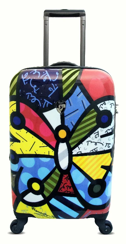 Heys USA Luggage Britto Butterfly 22 Inch Hardside Carry-on Spinner, Butterfly, 22 Inch Heys USA Luggage Britto Butterfly 22 Inch Hardside Carry-on Spinner, Butterfly, 22 Inch