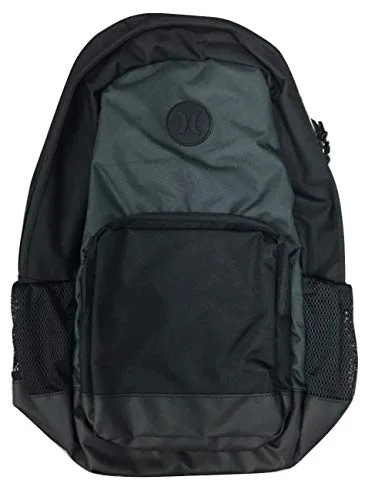 Anti - theft RFID blocking travel wallet for safe money and card storageHurley Men's Renegade Color Blocked Backpack, Black/Grey, One Size