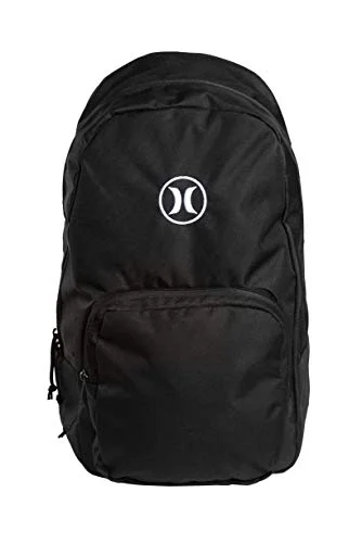 Compression packing bags to save space in travel backpacksHurley Men's U Bloke Solid Backpack, Black, One Size