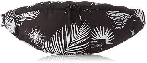 Lightweight luggage tags with personalized names and contact info for easy identificationHurley U Printed Scout Hip Pack Waist Bag Unisex Adult, Black Palm, 1SIZE