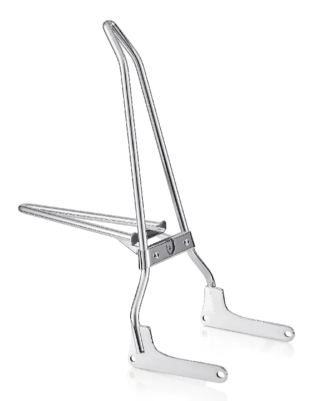 Iron Born Blade 25" Sissy Bar w/ Foldable Luggage Rack for Harley Softail Deluxe FLDE Chrome Iron Born Blade 25" Sissy Bar w/ Foldable Luggage Rack for Harley Softail Deluxe FLDE Chrome