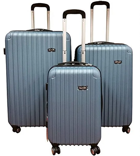 Kemyer New 700 Plus Series Lightweight 3-Pc Expandable Hardside Spinner Luggage Set (Saphire Blue) Kemyer New 700 Plus Series Lightweight 3-Pc Expandable Hardside Spinner Luggage Set (Saphire Blue)