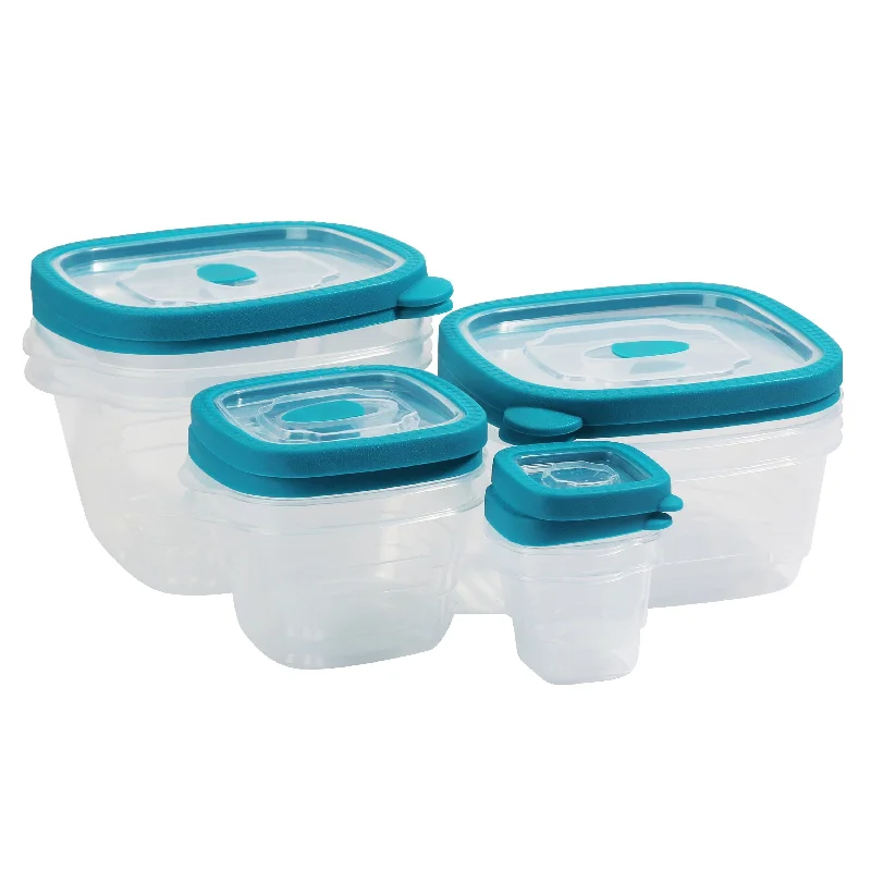 Kitchen Details 16 Piece Food Storage Container Set - Blue