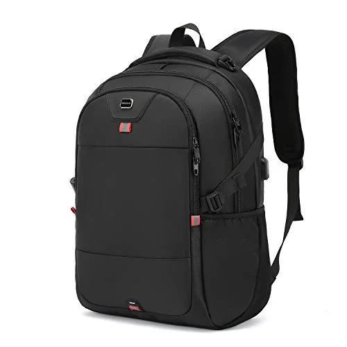 Laptop Backpack 17 Inch Water Resistant Backpacks Durable College Travel Daypack Anti Theft with USB Charging Port Best Gift for Men Women Boys Girls Students(17 Inch, Black) Laptop Backpack 17 Inch Water Resistant Backpacks Durable College Travel Daypack Anti Theft with USB Charging Port Best Gift for Men Women Boys Girls Students(17 Inch, Black)