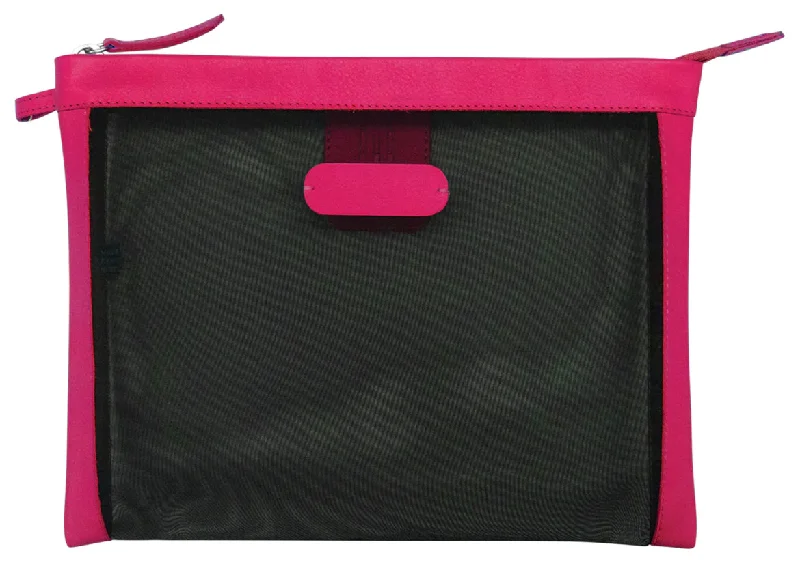 Indian Pink/Black Mesh