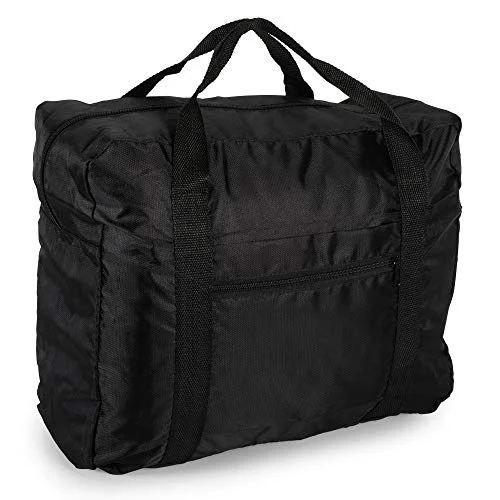 Lightweight Travel Weekender Duffle Bag for Carry On Luggage, Vacation, Sports, Yoga, Gym, and Storage - Black Lightweight Travel Weekender Duffle Bag for Carry On Luggage, Vacation, Sports, Yoga, Gym, and Storage - Black