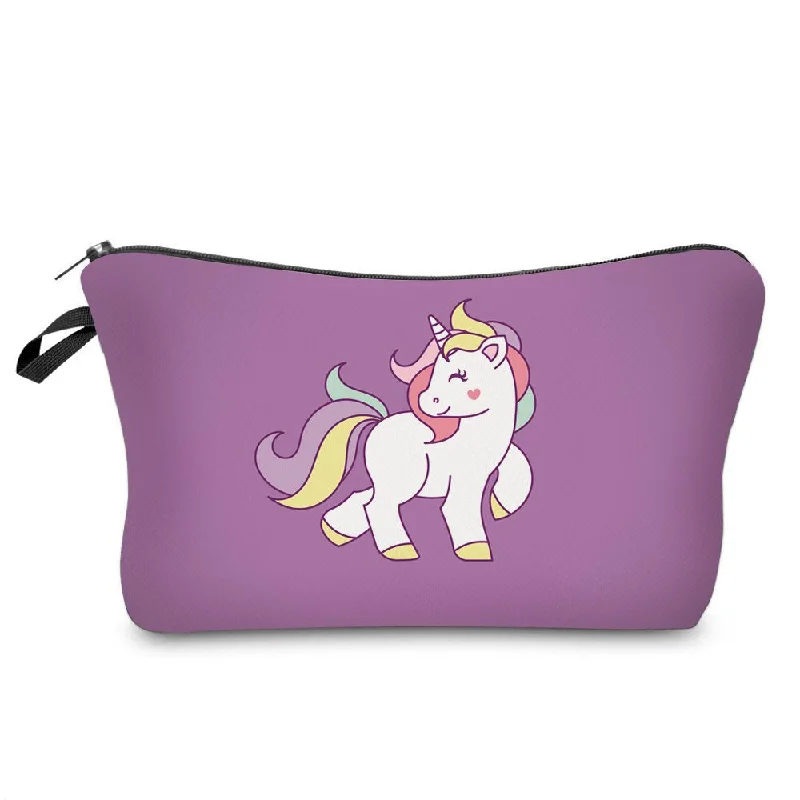 Makeup Toiletry Cosmetic Travel Carry Bag Zippered Luggage Pouch Multifunction Make-up Bag Pencil Holder Organizer for Men and Women Girls Kids (Purple Unicorn) Makeup Toiletry Cosmetic Travel Carry Bag Zippered Luggage Pouch Multifunction Make-up Bag Pencil Holder Organizer for Men and Women Girls Kids (Purple Unicorn)