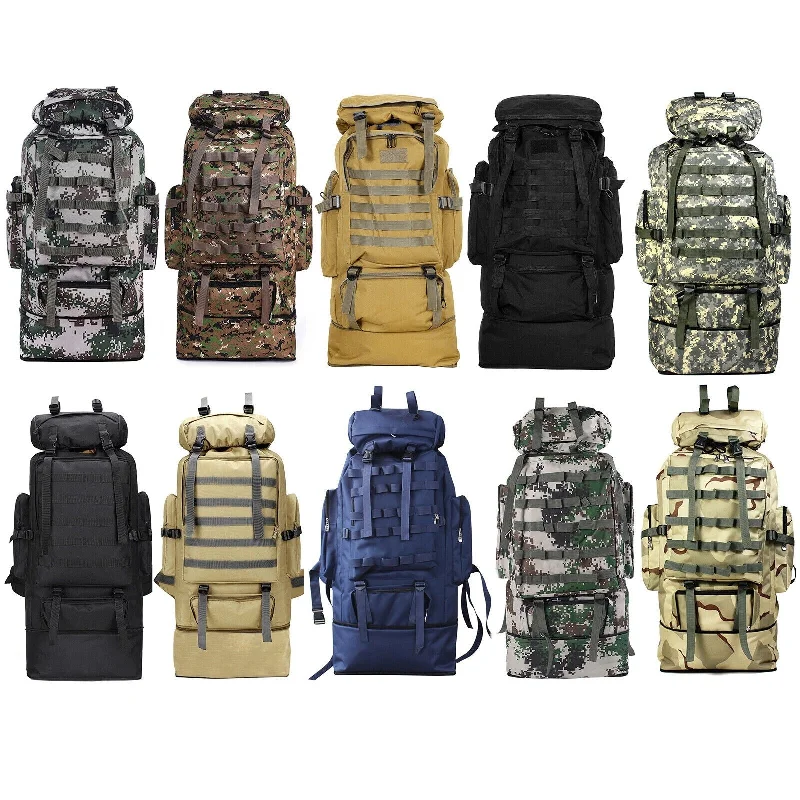 Military-Grade 100L Tactical Backpack for Outdoor Adventures