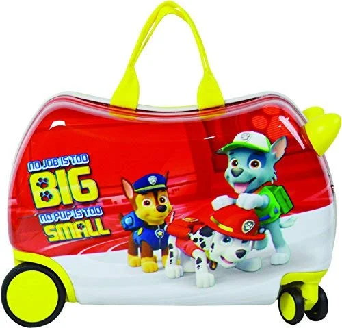 Nickelodeon Paw Patrol Carry On Luggage 20" Kids Ride-On Suitcase Optional Bonus Activity Pack (Red Job - Alone) Nickelodeon Paw Patrol Carry On Luggage 20" Kids Ride-On Suitcase Optional Bonus Activity Pack (Red Job - Alone)