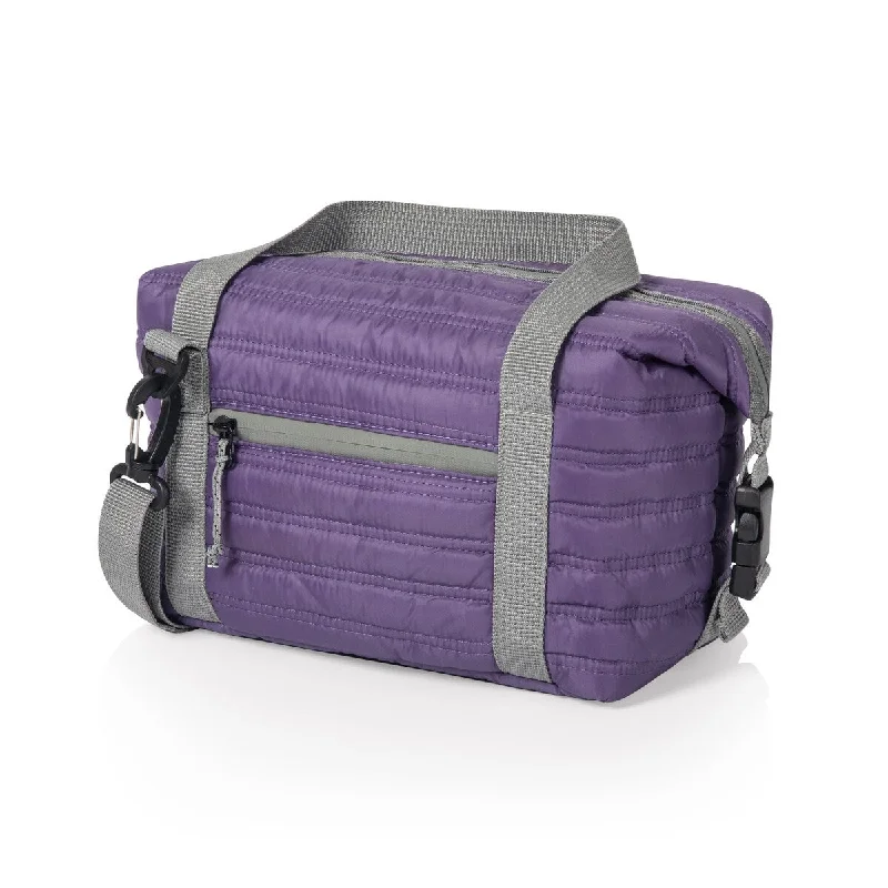 Oniva Midday Quilted Washable Insulated Lunch Bag, (Purple) - Purple