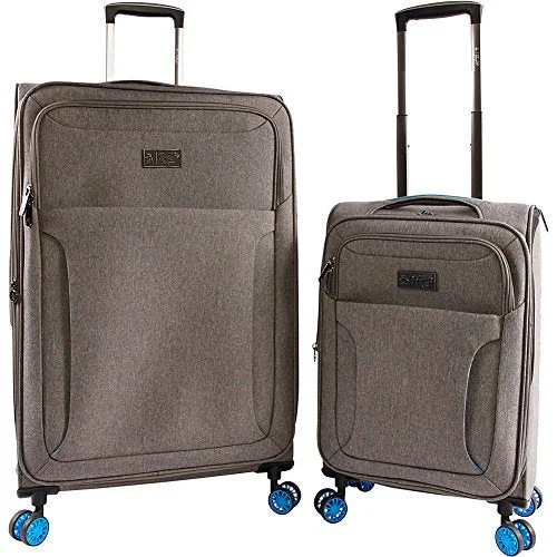 Original Penguin Luggage Platt 2 Piece Set Expandable Suitcase With Spinner Wheels, Grey Original Penguin Luggage Platt 2 Piece Set Expandable Suitcase With Spinner Wheels, Grey