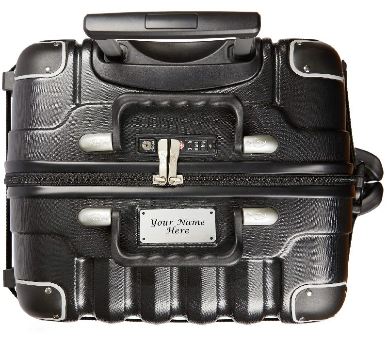 Personalized Luggage Nameplate - BierGardeValise - Beer Travel Suitcase - Up to 19 bottles - All bottle sizes (Black) Personalized Luggage Nameplate - BierGardeValise - Beer Travel Suitcase - Up to 19 bottles - All bottle sizes (Black)