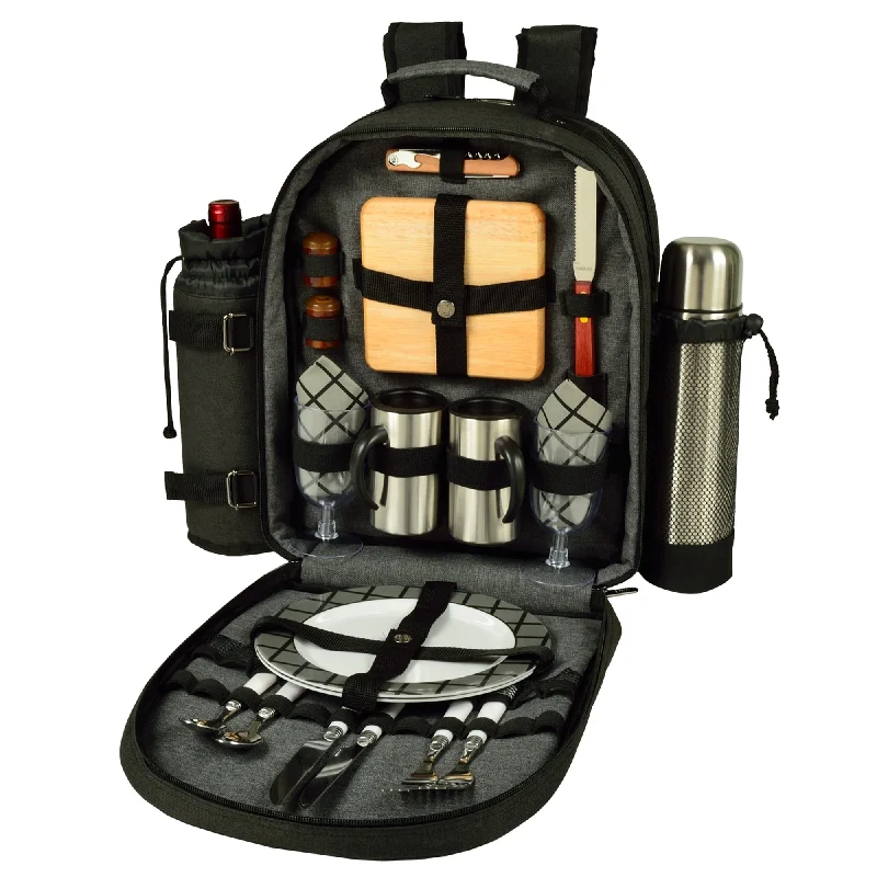 Picnic at Ascot - 2 Person Picnic Backpack Bag with Coffee Service
