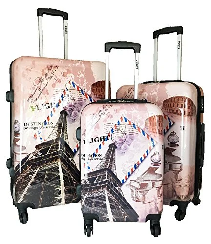 Rolite City Stamping Lightweigt 3-Pcs Expandable Hardshell Spinner Luggage Set (Flight) Rolite City Stamping Lightweigt 3-Pcs Expandable Hardshell Spinner Luggage Set (Flight)