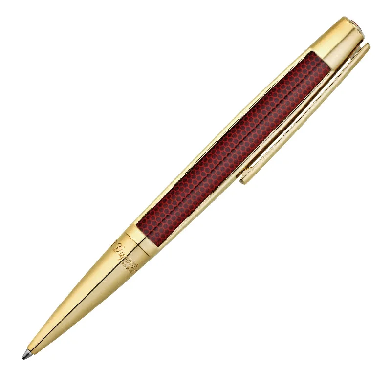 S. T. Dupont Defi Iron Man and Tony Stark Ballpoint Pen Red and Gold
