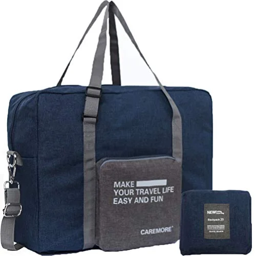 Spirit Airline Personal Item Carry-on Bag Unisex's Lightweight Foldable Duffel Travel Luggage Bag 18 X 14 X 8 inches(Blue with strap) Spirit Airline Personal Item Carry-on Bag Unisex's Lightweight Foldable Duffel Travel Luggage Bag 18 X 14 X 8 inches(Blue with strap)