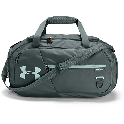 Luggage straps with buckle closures to secure overstuffed bagsUnder Armour Undeniable Duffle 4.0 Gym Bag, Lichen Blue (424)/Enamel Blue, Small