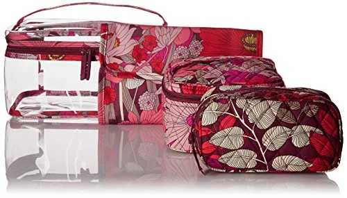 Vera Bradley Travel Cosmetic Set, Bohemian Blooms