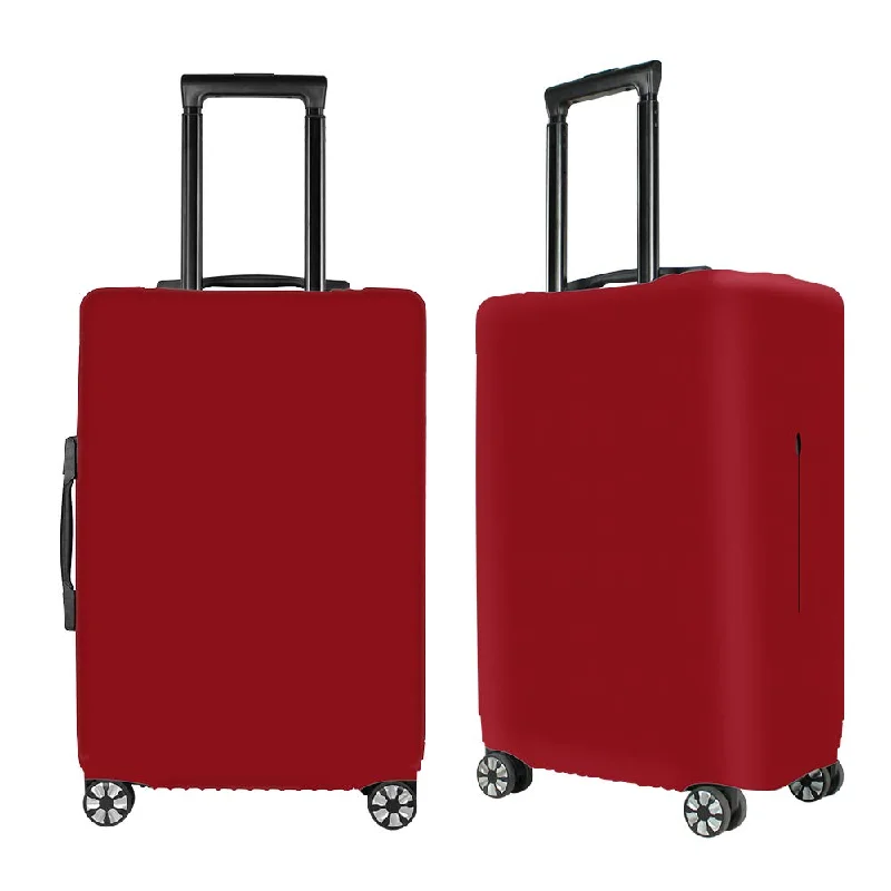 Washable Luggage Cover Spandex Suitcase Cover Protective Fits 19-32inch Luggage Zipper Carry On Covers Wine Red Washable Luggage Cover Spandex Suitcase Cover Protective Fits 19-32inch Luggage Zipper Carry On Covers Wine Red