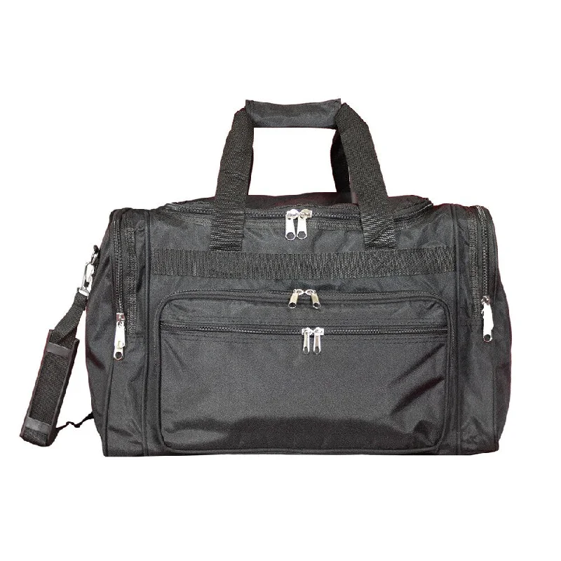 World Traveler Black 19-inch Lightweight Carry-On Duffle Bag