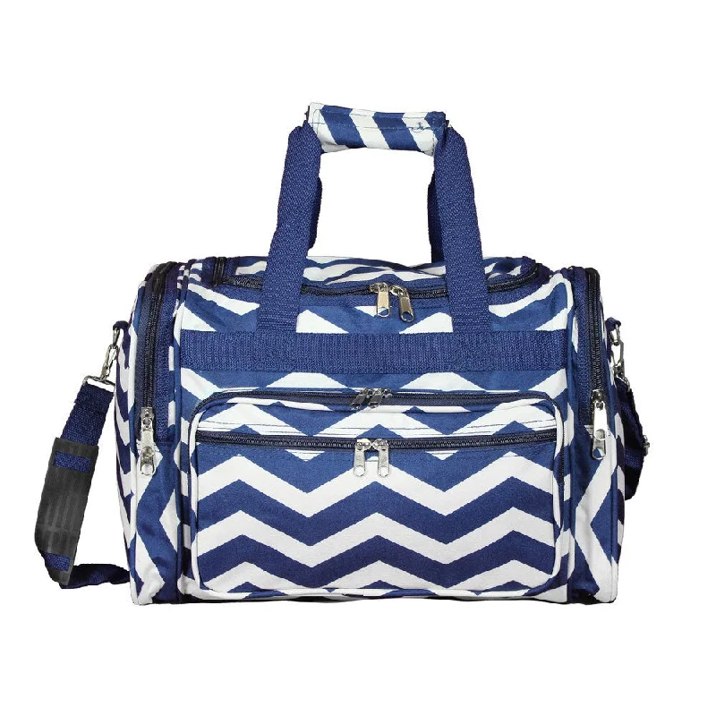 World Traveler Chevron 16-Inch Lightweight Carry-On Duffle Bag
