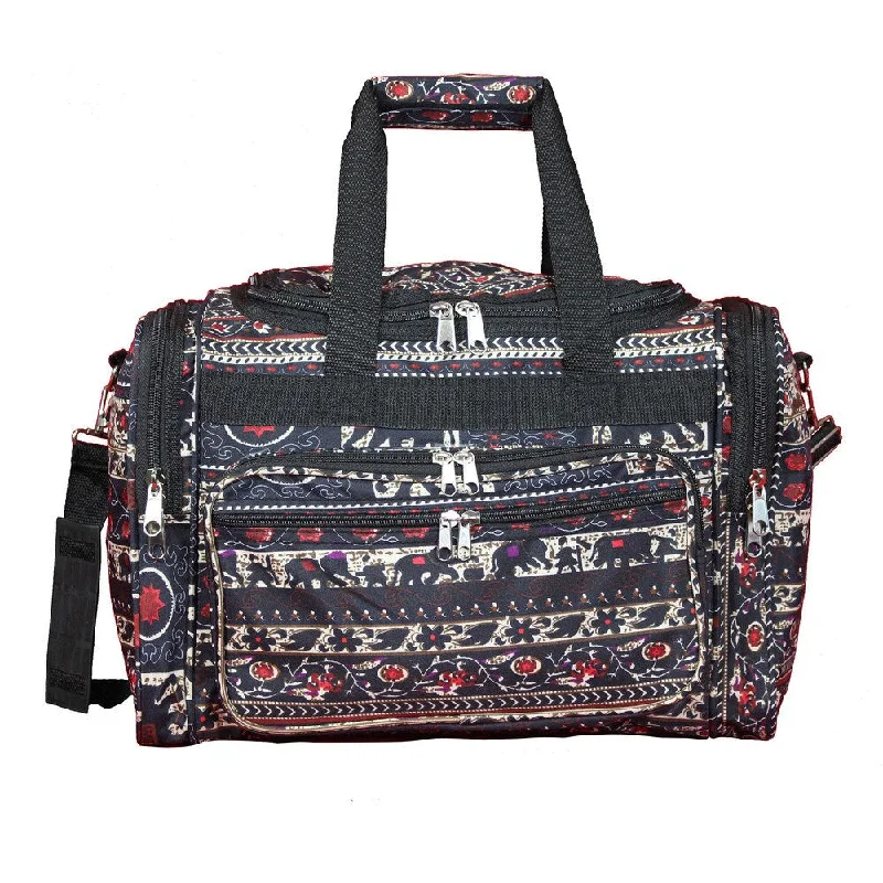 World Traveler Elephant 16-Inch Lightweight Carry-On Duffle Bag