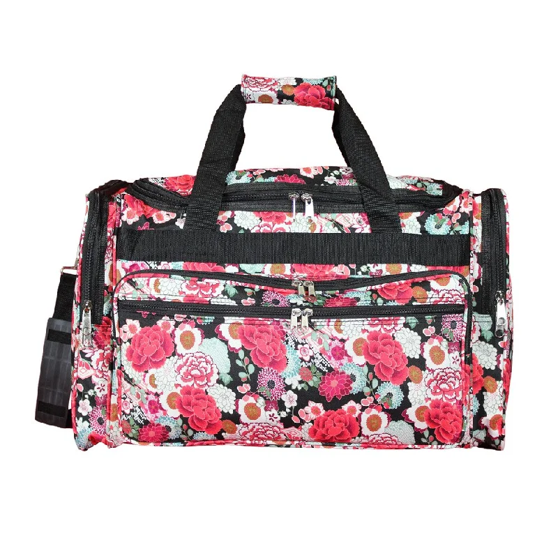 World Traveler Floral 22-inch Lightweight Duffle Bag
