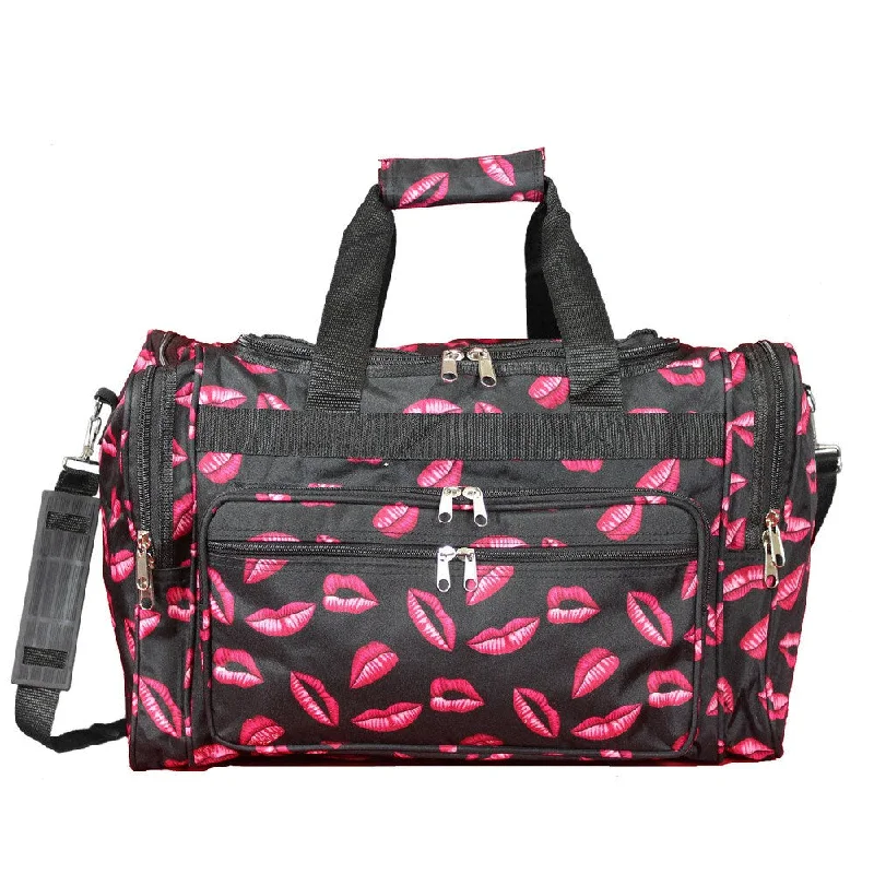 World Traveler Hot Lips 16-Inch Lightweight Carry-On Duffle Bag