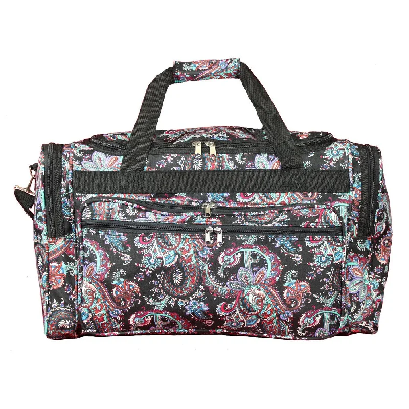 World Traveler Paisley 22-inch Lightweight Duffle Bag