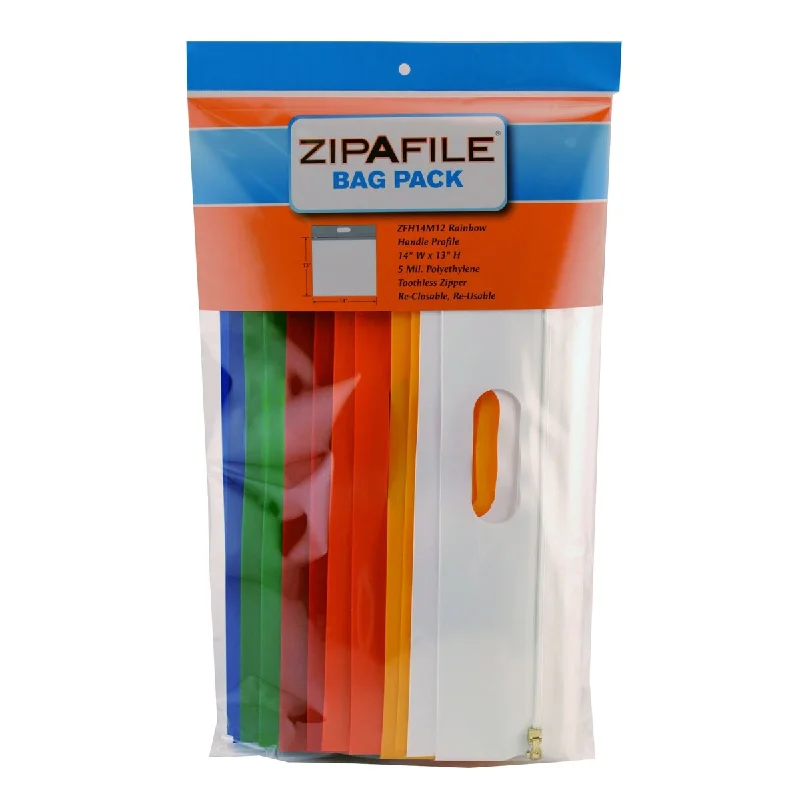 ZIPAFILE® Storage Bags, Pack of 12 - Blue