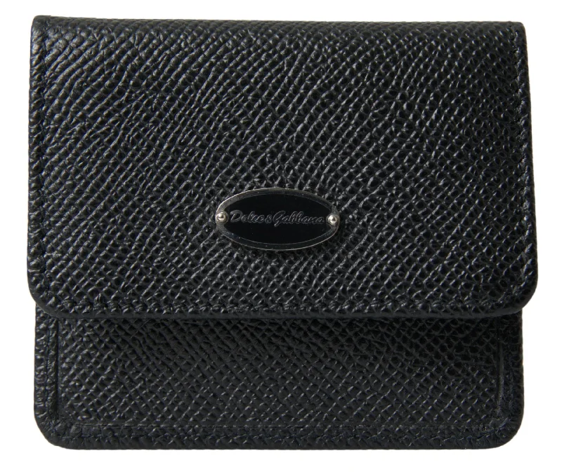 Custom money clips for corporate giftsDolce & Gabbana Elegant Leather Bifold Coin Purse Women's Wallet