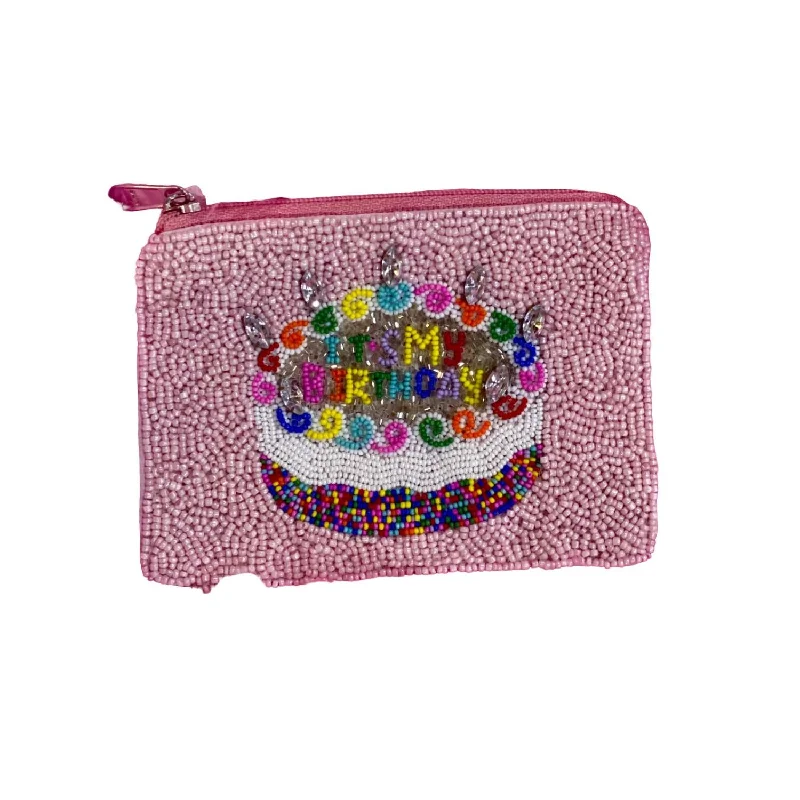 How to clean and maintain metal money clipsIt's My Birthday Seed Bead Coin Pouch In Pink