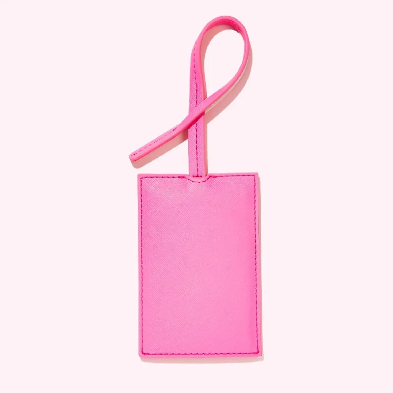 Vintage-style money clips for collectorsTextured Luggage Tag In Bubblegum