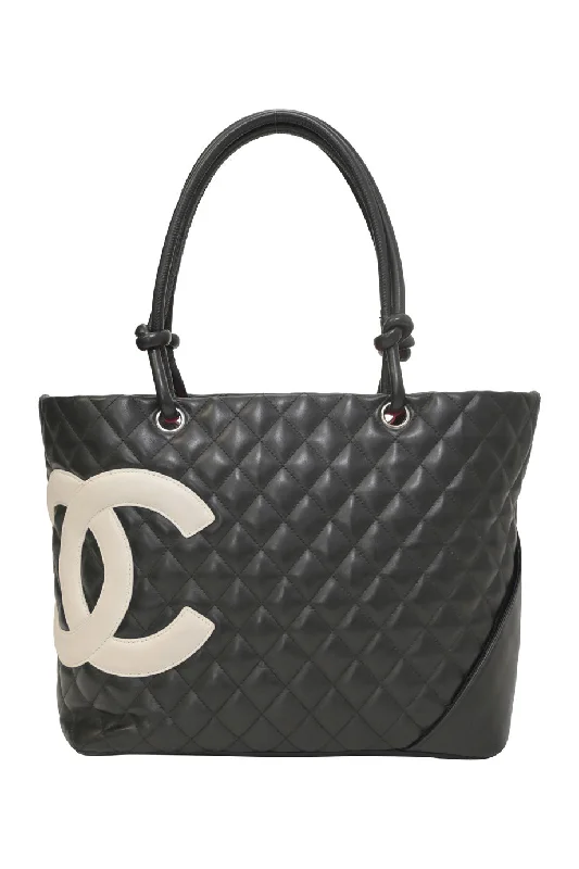 Women's Tote Bag with Inner Compartments in Gray for Organizing Everyday Essentials[WB6560] Chanel | Tote Bag