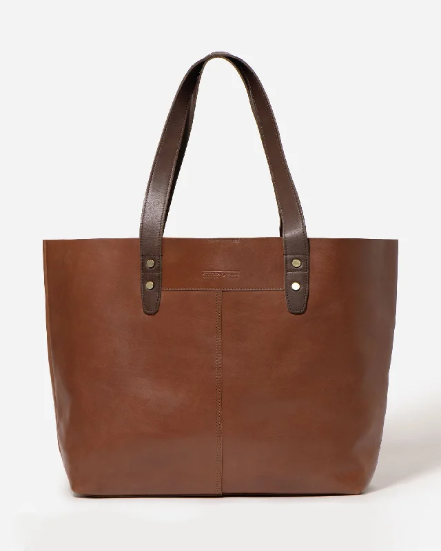 Women's Tote Bag with Magnetic Closure in Orange for Easy Access on the GoEmma Tote Bag